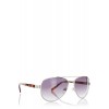 Studded Aviator Sunglasses - Sunglasses - $23.00 