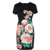 Neon Rose Print Dress - Obleke - $90.00  ~ 77.30€