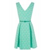 Mint Jaquard Dress - Dresses - $105.00 