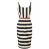 Stripe Pencil Dress - Dresses - $100.00 