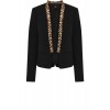 Leopard Collar Blazer - Suits - $100.00 