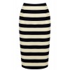 Stripe Pencil Skirt - Skirts - $65.00 