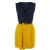 Frill Front Wrap Dress - Kleider - $65.00  ~ 55.83€