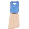 Viscose Ruffle Midi Dress - Dresses - $65.00 