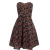 Fluro Ditsy Bandeau Dress - Dresses - $80.00  ~ £60.80