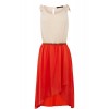 Colour Block Midi Dress - Dresses - $63.00 