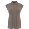 Safari Roll Sleeve T-Shirt - Majice - kratke - $46.00  ~ 39.51€