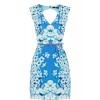 Silk Placement Floral Dress - Obleke - $125.00  ~ 107.36€