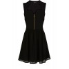 Zip Front Cut Out Dress - Dresses - $90.00 