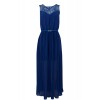 Trimmed Chiffon Maxi Dress - sukienki - $115.00  ~ 98.77€