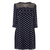 Spot Scallop Shift Dress - sukienki - $90.00  ~ 77.30€