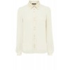 Lace Collar Blouse - Long sleeves shirts - $70.00 