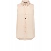 Pearl Collar Shirt - 半袖衫/女式衬衫 - $63.00  ~ ¥422.12