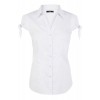Vegas Tie Cuff Shirt - 半袖衫/女式衬衫 - $60.00  ~ ¥402.02