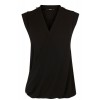 Sleeveless Wrap Shirt - Koszule - krótkie - $60.00  ~ 51.53€