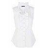 Frill Collar Shirt - Top - $60.00  ~ £45.60
