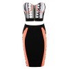 Tula' Coral & Print Bustier 2 Piece - Dresses - £100.00  ~ $131.58