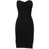 Kimmy Adelisa' Black Strapless Bodycon Dress - Платья - £89.99  ~ 101.70€