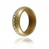 Ying' Mistress Rocks Gold Crystal Embellished Bangle - 手链 - £39.99  ~ ¥352.56