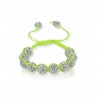 Shamballa' Mistress Rocks Neon Green Shamballa Bracelet - Bracelets - £34.99  ~ $46.04