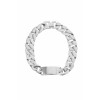 Bijou' Silver Tone Chain Choker - Necklaces - £45.00  ~ $59.21