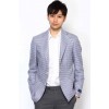 LIGHT3BJKウールシルクシェパードチェック - Jacket - coats - ¥47,250  ~ £319.07