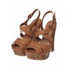 ウッドヒールクロスサンダル - Sandals - ¥7,980  ~ $70.90