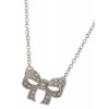 プチペンダント　クリスタルリボン - Necklaces - ¥1,995  ~ $17.73