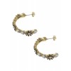 フラワーストーンピアス - Earrings - ¥1,575  ~ $13.99