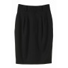 G.V.G.V. タック ペンシルウールスカート ブラック - Skirts - ¥30,450  ~ $270.55