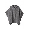 GALLARDAGALANTE ツィードポンチョ ネイビー - Jacket - coats - ¥44,100  ~ $391.83