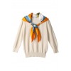 MACKINTOSH PHILOSOPHY スカーフ付きニット オフホワイト - Пуловер - ¥19,950  ~ 152.24€
