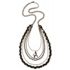 αA ホースチャームチェーンネックレス ブラック - Necklaces - ¥5,250  ~ $46.65