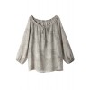 DEUXIEME CLASSE Ｐ／シフォンペイズリーチュニック グレー - Camisas - ¥25,200  ~ 192.31€