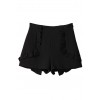 AULA AILA フリルショートパンツ ブラック - Shorts - ¥14,700  ~ 112.18€