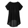 AULA AILA シースルーミックスボーダーＴシャツ ブラック - T-shirts - ¥12,600  ~ $111.95