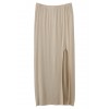 【Kailani USA】Solid Slit スカート ベージュ - Suknje - ¥8,190  ~ 62.50€