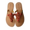 【MYSTIQUE】ビーズ＆ビジューサンダル1 オレンジ - Flip-flops - ¥21,000  ~ 160.26€