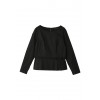 リボン付きトップス ブラック - Hemden - kurz - ¥18,900  ~ 144.23€