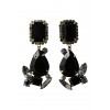 ビジューイヤリング ブラック - Earrings - ¥10,500  ~ £70.90