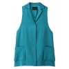 【MACHAMBRE BY JUYEON】ロングベスト ブルー - Vests - ¥24,150  ~ $214.57
