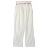 コットンワイドパンツ ホワイト - Pants - ¥18,690  ~ $166.06