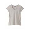コットンTシャツ ライトグレー - Majice - kratke - ¥8,190  ~ 62.50€