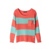 【Kailani USA】Border Knit オレンジ - Pullovers - ¥10,290  ~ $91.43