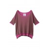 テレコリバーシブルプルオーバー ピンク - Long sleeves t-shirts - ¥8,190  ~ £55.31