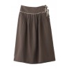 ペーパークロススカート ブラウン - 裙子 - ¥37,800  ~ ¥2,250.35