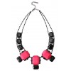 ビジューネックレス ピンク - Necklaces - ¥25,200  ~ £170.17