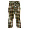 リネンチェックパンツ グリーン - Pants - ¥17,640  ~ $156.73