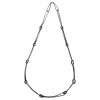 チェーンロングネックレス ブラック - Necklaces - ¥2,940  ~ $26.12