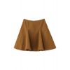 コットンストレッチツイルフレアスカート ゴールドリーフ - Skirts - ¥19,950  ~ $177.26